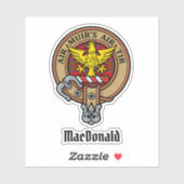 ケッポックのクラン・マクドナルドのステッカー シール (シート)