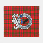 ケッポックのマクドネルモダン フリースブランケット (正面(横))