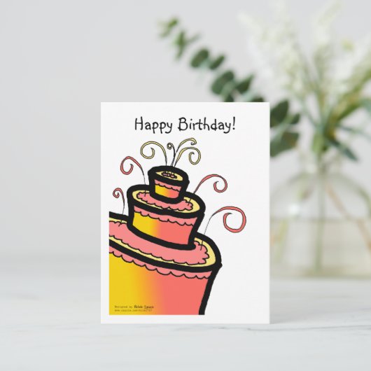 ケッ祝キで! ポストカード (スタンド正面)