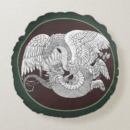 ケツァコアトル独自の色 ラウンドクッション