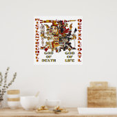 ケツァルコアトルとミッランテキュッリ ポスター (キッチン)