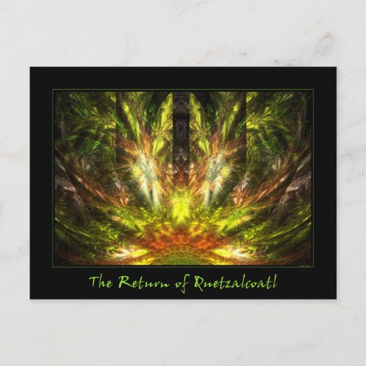 ケツァルコアトルの帰還 ポストカード (正面)