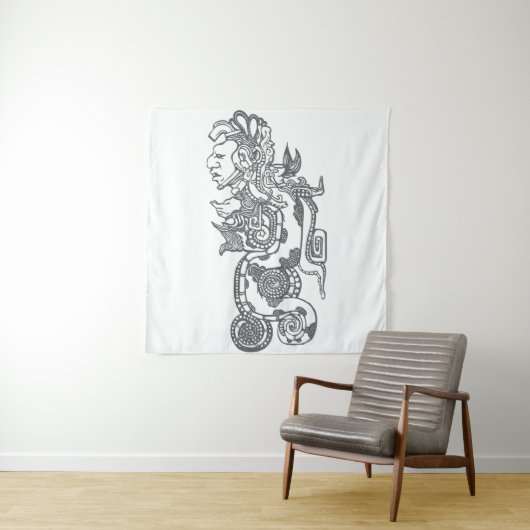 ケツァルコアトルアステカアート タペストリー (インサイチュ)