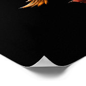 ケツァルコアトルアステカ羽毛のヘビ神 ポスター (角)