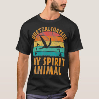 ケツァルコアトルスは私の精神動物恐竜の恋人である Tシャツ