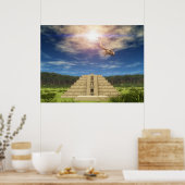 ケツァルコアトル降順002 ポスター (キッチン)