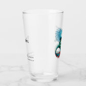 ケツァルコアトル・ドラゴン12月誕生石ターコイズ タンブラーグラス (右)