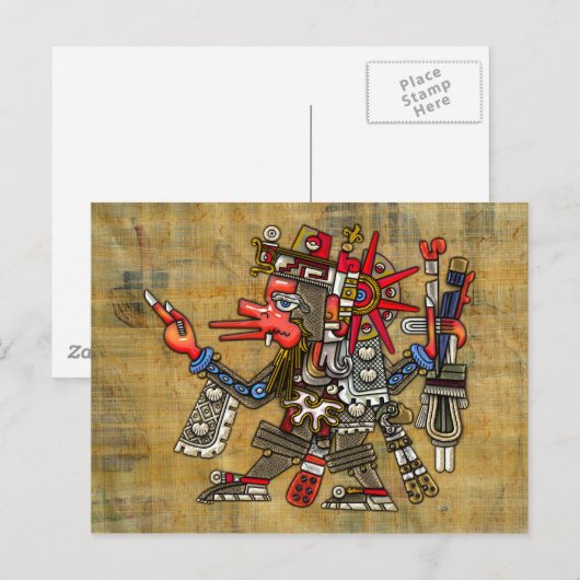 ケツァルコアトル ポストカード (正面/裏面)