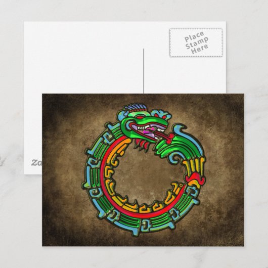 ケツァルコアトル ポストカード (正面/裏面)