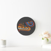 ケツァルコアトル ラウンド壁時計 (ホーム)