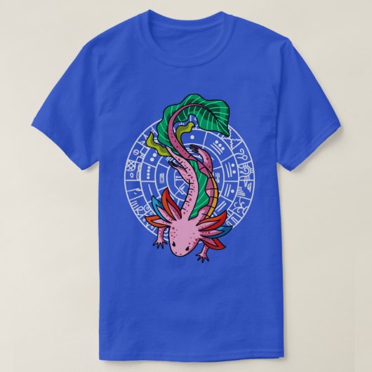 ケツァルコアトルAxolotl古代アステカヘビMayan I Tシャツ (デザイン正面)