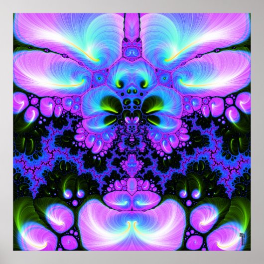 ケツァルコアトルBlossom V 1アートプリント ポスター (正面)