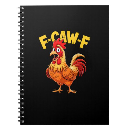 ケツアゴ面白いユーモア名言雄鶏ミーム鳥好き ノートブック (正面)