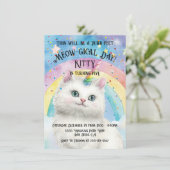 ケティコーン キティコーン 魔法の猫の誕生日パーティー 招待状 (スタンド正面)