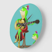 ケティ+丸時計 ラージ壁時計 (傾斜)