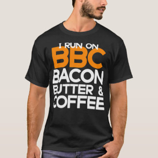 ケトおもしろいダイエットギフトI走オンバーコンBBC Tシャツ