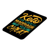 ケトおもしろいダイエット不正行為引用文 マグネット (左側)