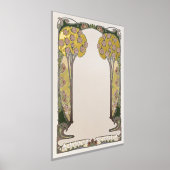 ケトゥバ ツリー オブ ライフ 手書き アールヌーヴォー 箔ポスター (レイダウン)