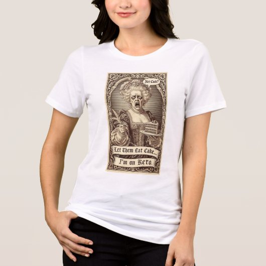 ケトジェニックダイエット中ですわ Tシャツ (正面)
