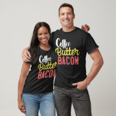ケトジェニック栄養士のためのコーヒー・バター・ベーコン KC Tシャツ (ユニセックス)