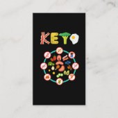 ケトダイエットライフスタイル減量栄養 名刺 (正面)