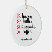 ケトチェックリスト セラミックオーナメント (右)