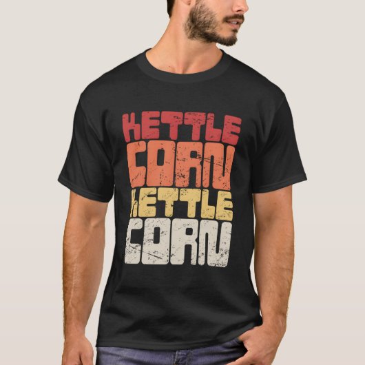 ケトルコーンポップコーンラバーケトルコーン Tシャツ (正面)