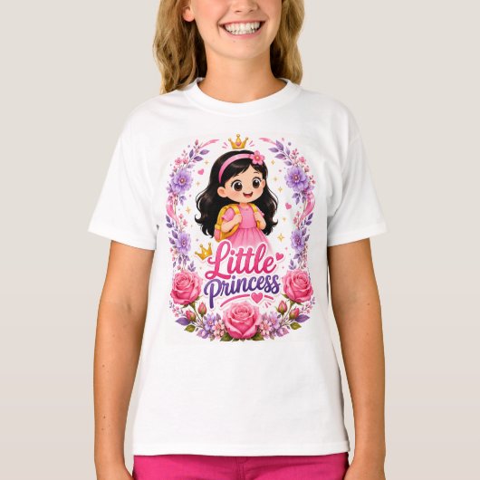 ケトルプリンセスのかわいい子供用Tシャツ Tシャツ (正面)