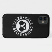 ケトルベルとケールチップス – おもしろいノベルティトレーニング Case-Mate iPhoneケース (裏面(横))
