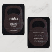 ケトルベルの形は田舎を覆う 名刺 (正面/裏面)