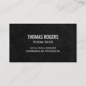 ケトルベルアイコン |フィットネス |パーソナルトレーナー 名刺 (裏面)