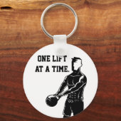 ケトルベルウェイトトレーニングフィットネス やる気を起こさせる キーホルダー (正面)