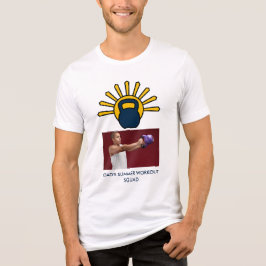 ケトルベルサンフォトカスタム父の日メンズ トライブレンドTシャツ