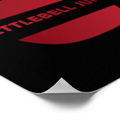 ケトルベルジャンキーフィットネス筋肉建物トレーニング ポスター (角)