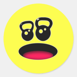 ケトルベルステッカー ラウンドシール