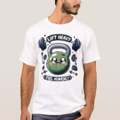 ケトルベルトレーニング、リフト重感じ重、天空 Tシャツ (正面)