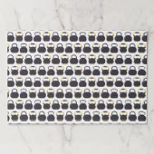 ケトルベルバースデーパーティー紙ランチョンマット ペーパーパッド (正面)