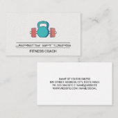 ケトルベルバーベルジムウェイト | フィットネストレーナー 名刺 (正面/裏面)