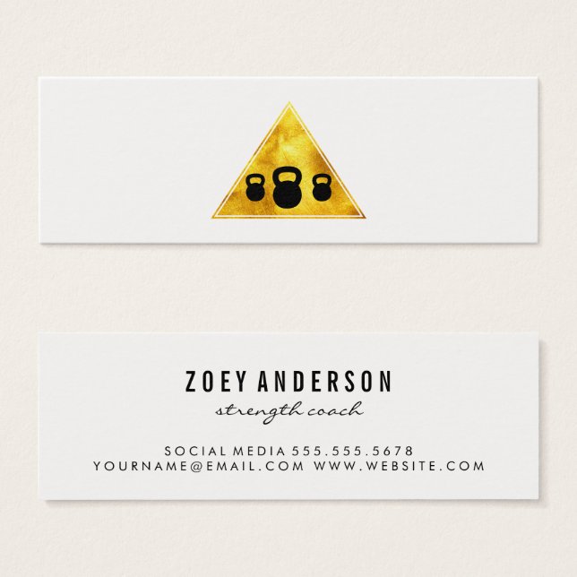 ケトルベルパーソナルトレーナーアポイントメント (正面&裏面)