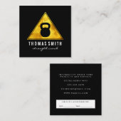 ケトルベルパーソナルトレーナーアポイントメント 予約カード (正面/裏面)