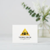 ケトルベルパーソナルトレーナーゴールデントライアングル 名刺 (スタンド正面)