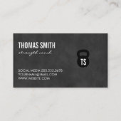 ケトルベルパーソナルトレーナーシャルボード 名刺 (裏面)