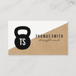 ケトルベルパーソナルトレーナー幾何学 名刺