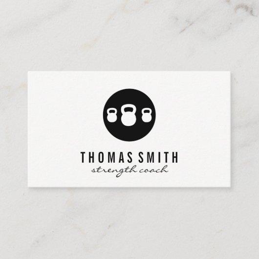 ケトルベルパーソナルトレーナー 名刺 (正面)