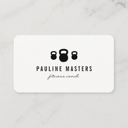 ケトルベルフィットネスコーチロイヤリティカード ロイヤリティカード (正面)