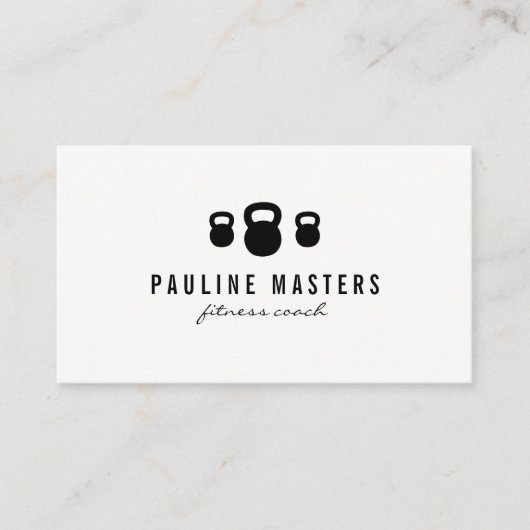 ケトルベルフィットネスコーチ 名刺 (正面)