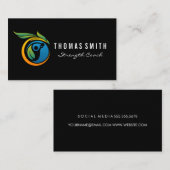 ケトルベルフィットネスロゴ | パーソナルトレーナー 名刺 (正面/裏面)