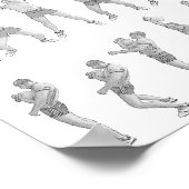 ケトルベルワンアームジャーク ポスター (角)