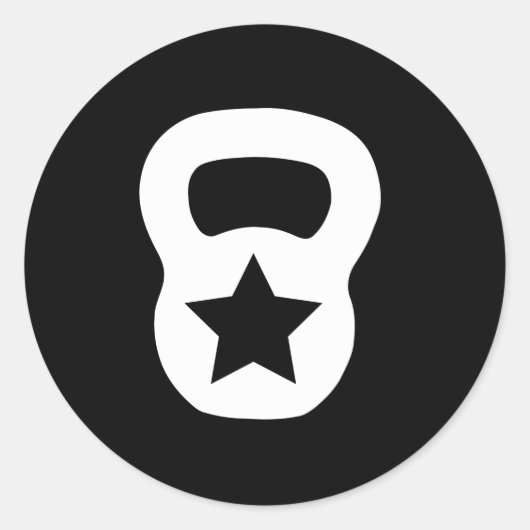 ケトルベル星 ラウンドシール (正面)