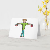 ケトルベル カード (黄色い花)